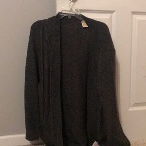 Chunky grey cardigan